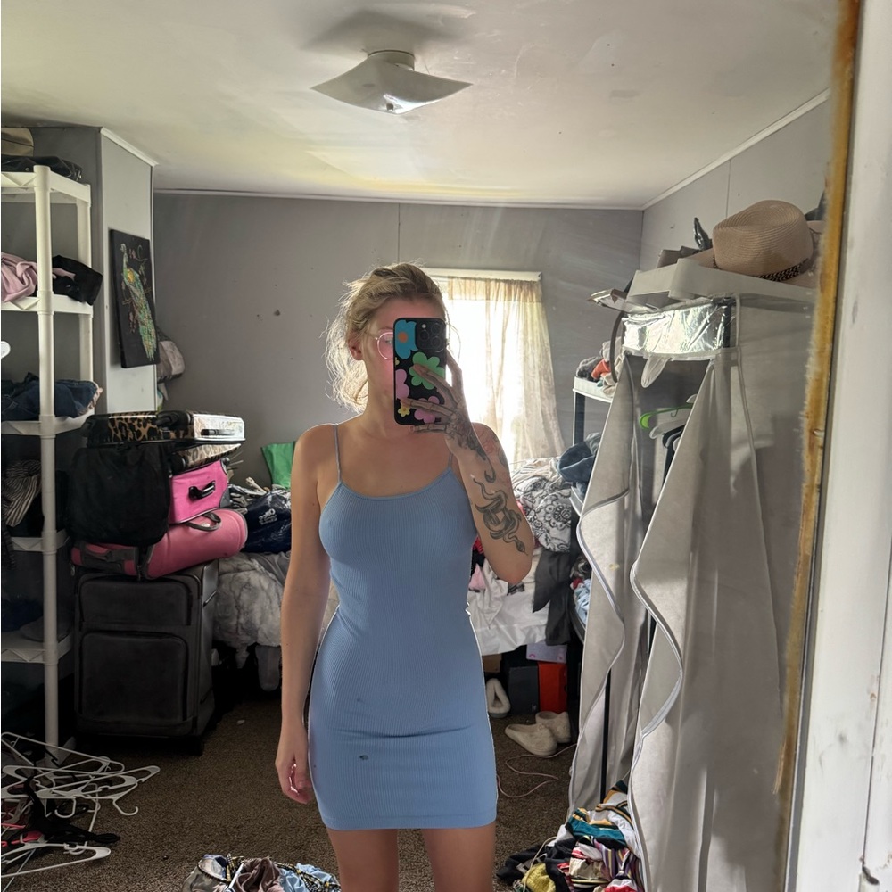 Love Nation Blue Bodycon Mini Dress